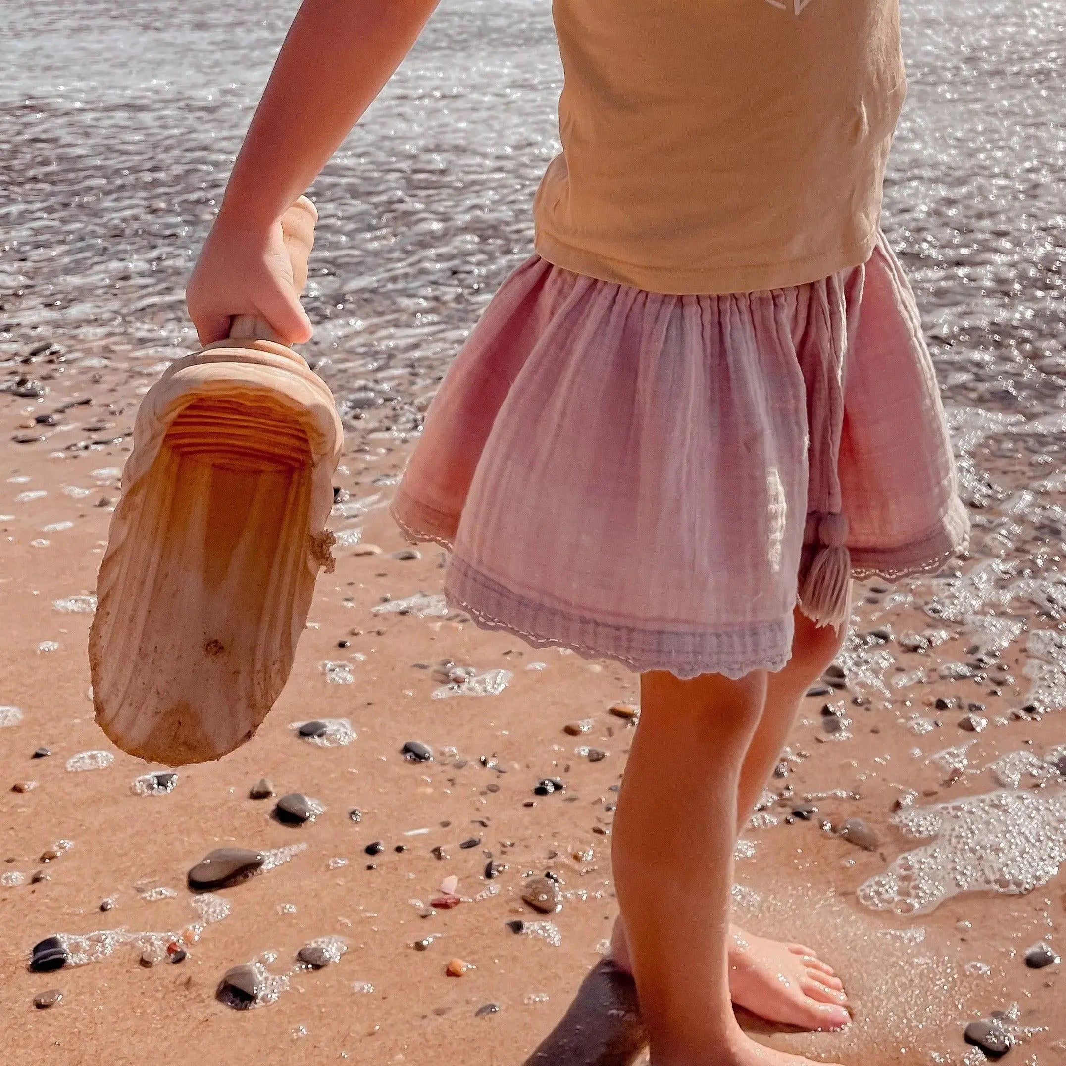 The Curated Parcel - Large Wooden Vintage Style Shovel 
