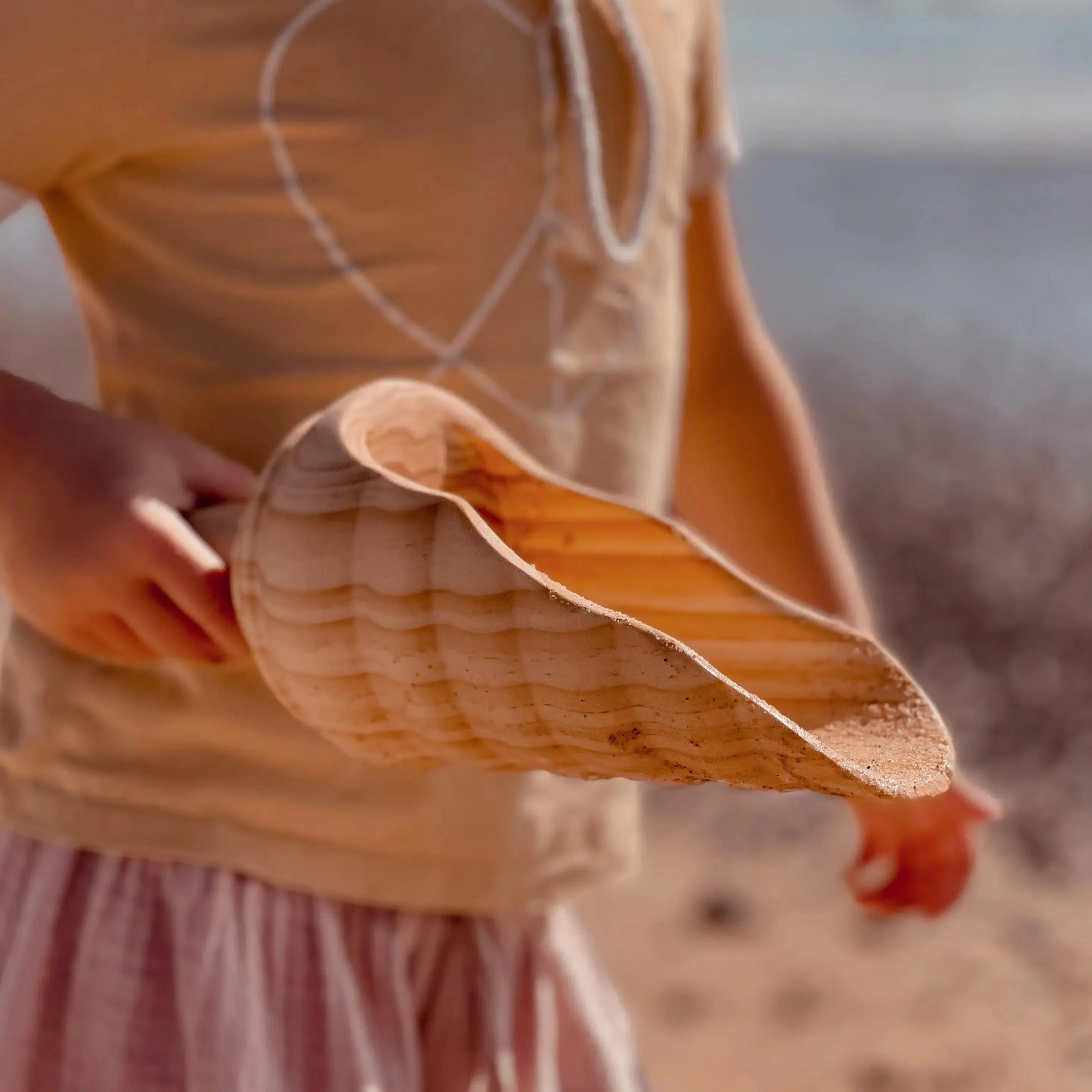 The Curated Parcel - Large Wooden Vintage Style Shovel 