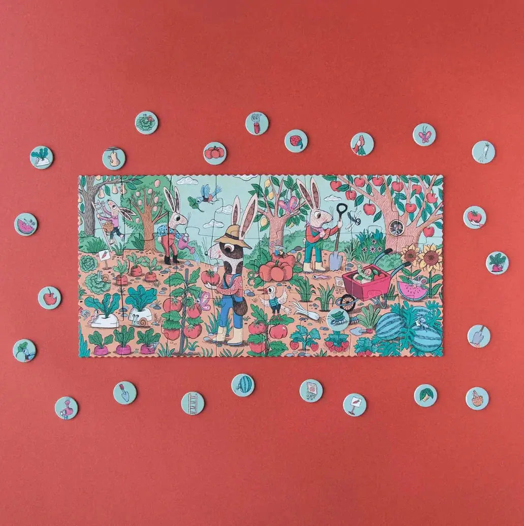 The Curated Parcel - Londji // Rabbit's Garden Observation Puzzle 