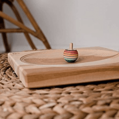 The Curated Parcel - Mader // Rainbow Spinning Turn Top 