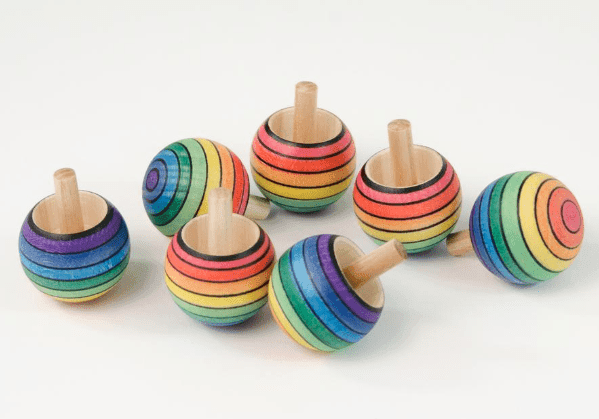 The Curated Parcel - Mader // Rainbow Spinning Turn Top 