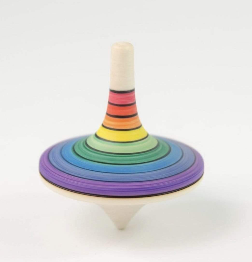 The Curated Parcel - Mader // Rallye Spinning Top Rainbow 