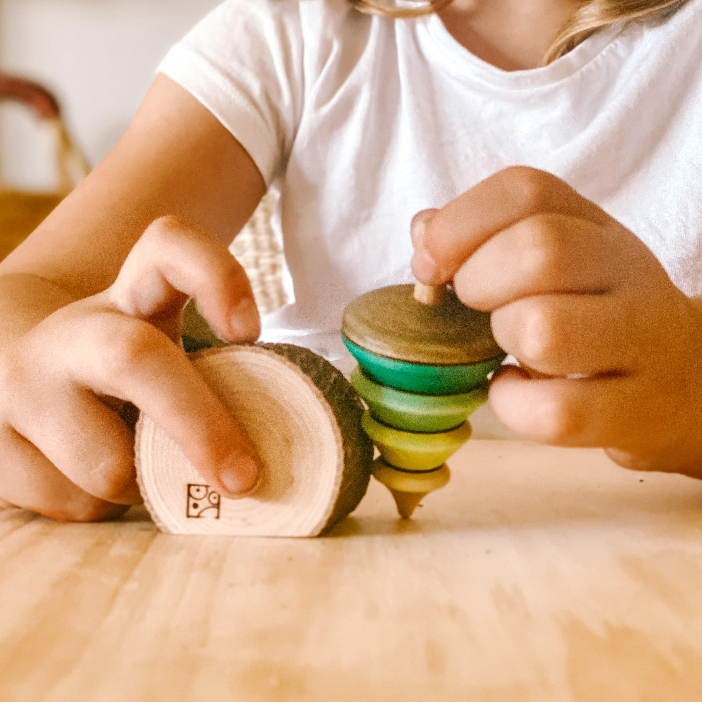 The Curated Parcel - Mader // Tree Spinning Top on Branch 
