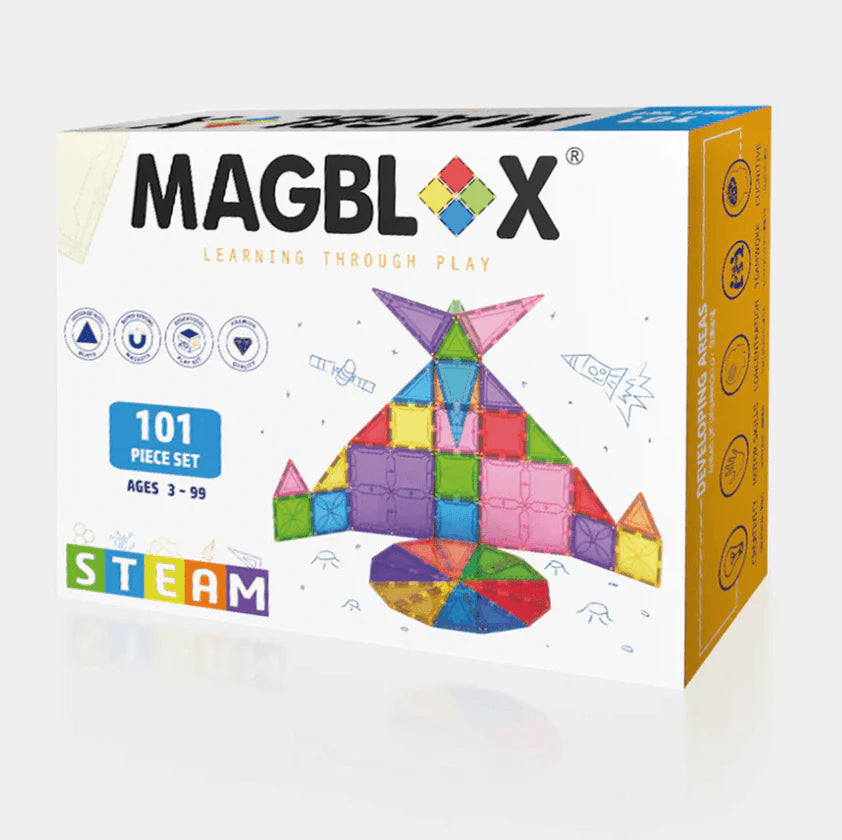 The Curated Parcel - Magblox //  Bright Set (101 pcs) 