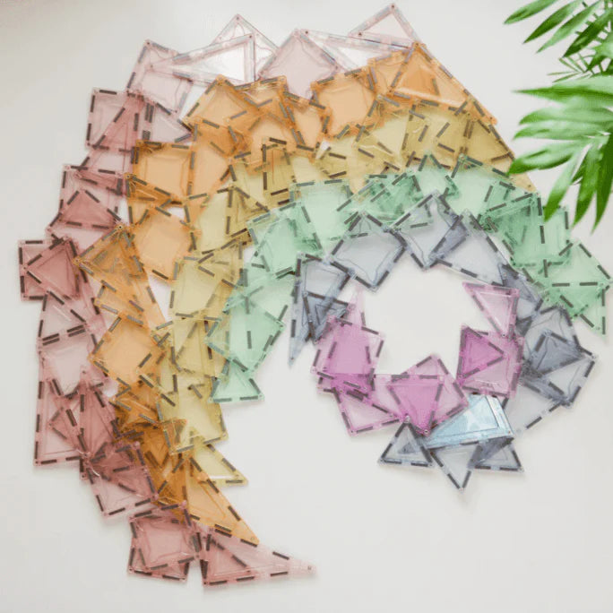 The Curated Parcel - Magblox //  Pastel Set (66pcs) 