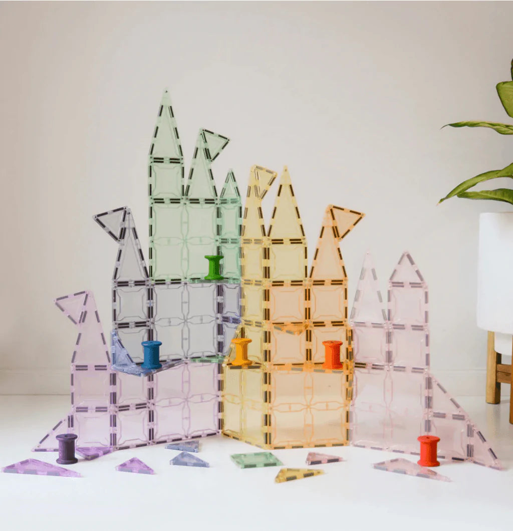 The Curated Parcel - Magblox //  Pastel Set (66pcs) 