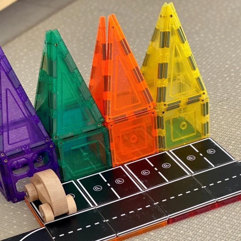 The Curated Parcel - Magnetic Tile Road Pack 