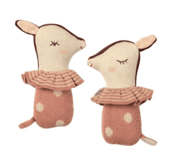 The Curated Parcel - Maileg // Bambi Rattle Dusty Rose 