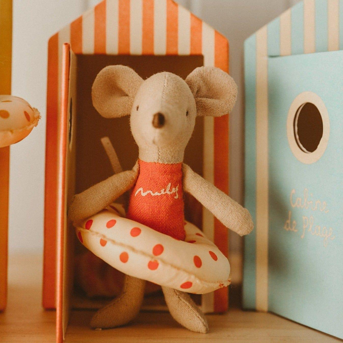 The Curated Parcel - Maileg // Beach Mouse Little Sister in Cabin 