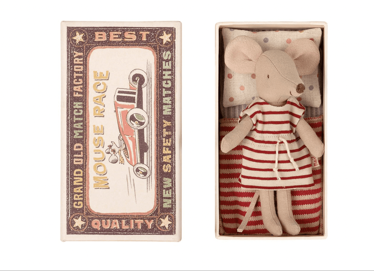 The Curated Parcel - Maileg // Big Sister Mouse In A Box 