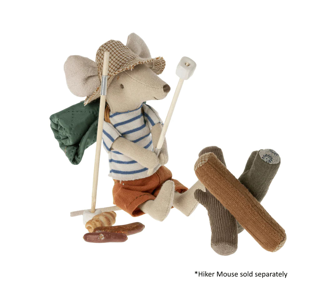 The Curated Parcel - Maileg //  Bonfire Set for Hiker Mouse 