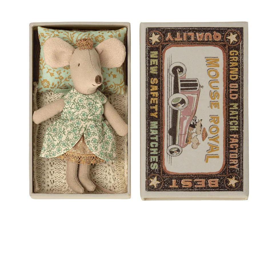 The Curated Parcel - Maileg //  Princess Mouse In A Matchbox 