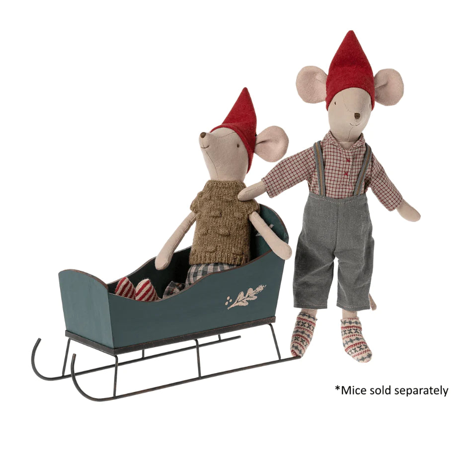 The Curated Parcel - Maileg //  Sleigh For Medium Mouse 