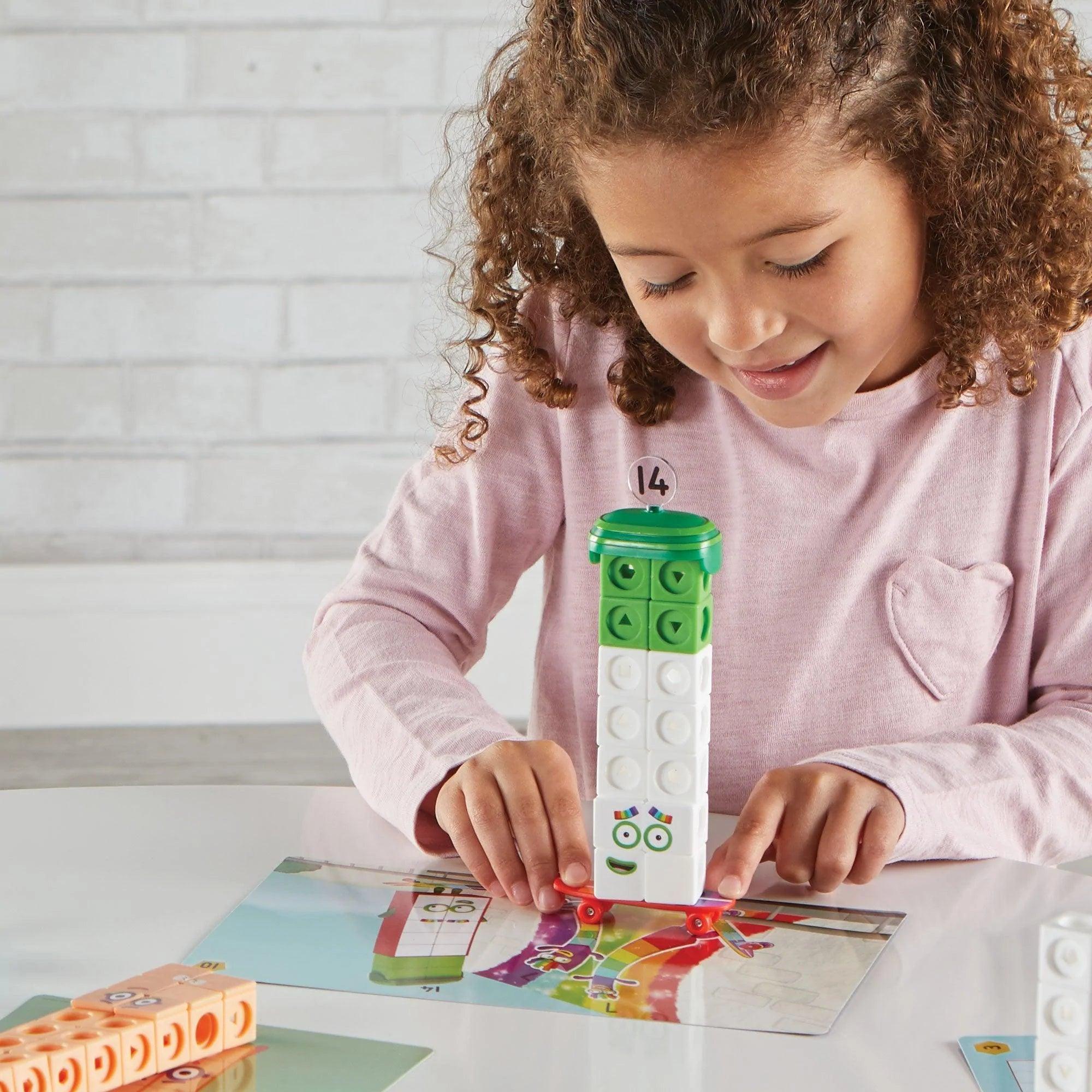 The Curated Parcel - Mathlink Cubes Numberblocks Set 11-20 Activity Set 