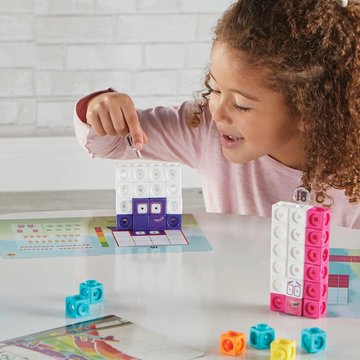 The Curated Parcel - Mathlink Cubes Numberblocks Set 11-20 Activity Set 