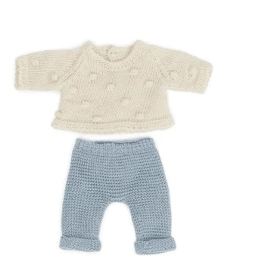 The Curated Parcel - Miniland // Eco Knitted Sweater &amp; Trousers 21cm 