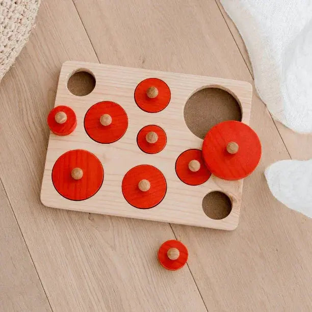 The Curated Parcel - Montessori Size Puzzle 