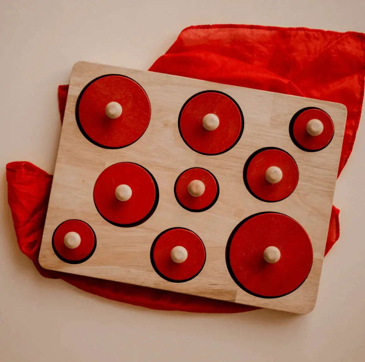 The Curated Parcel - Montessori Size Puzzle 