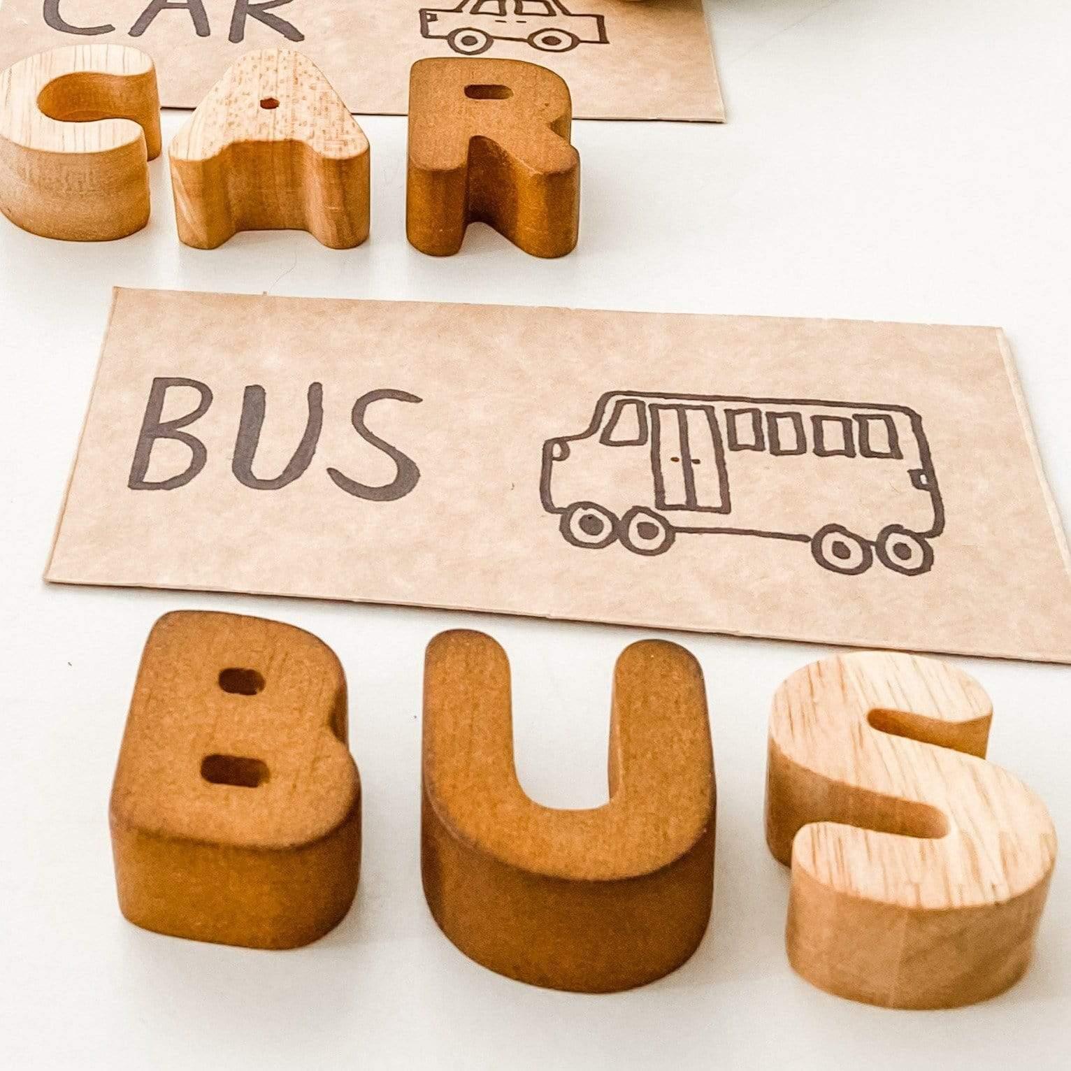 The Curated Parcel - Natural Alphabet Puzzle 