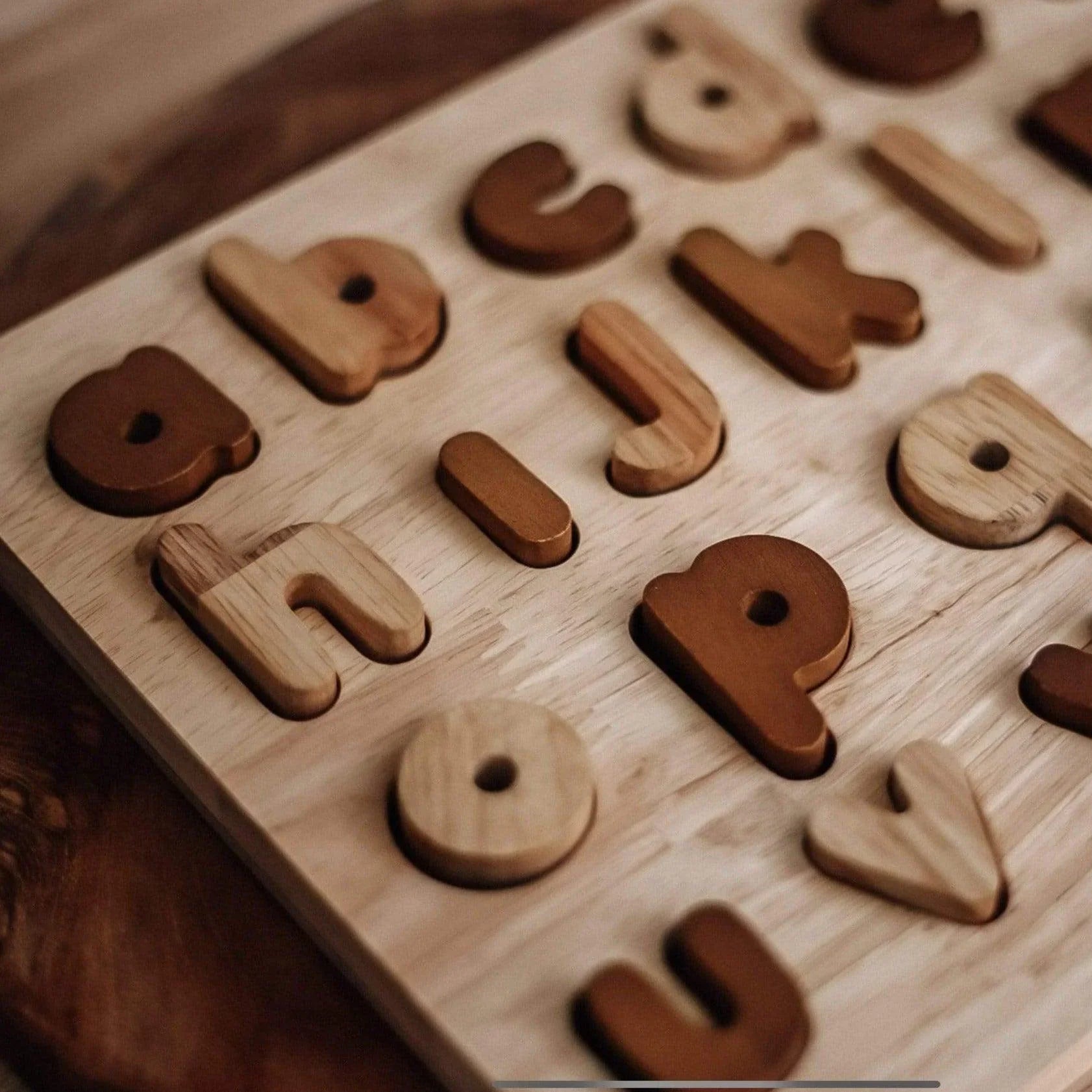 The Curated Parcel - Natural Alphabet Puzzle 