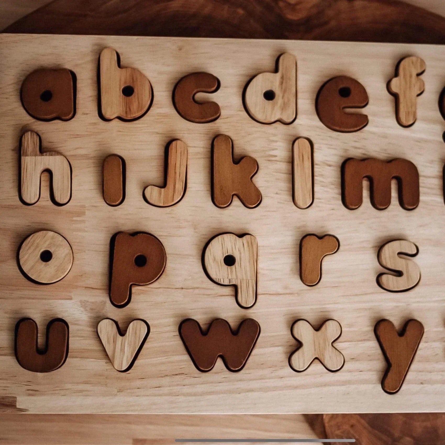 The Curated Parcel - Natural Alphabet Puzzle 