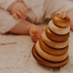 The Curated Parcel - Natural Stacker Rings 