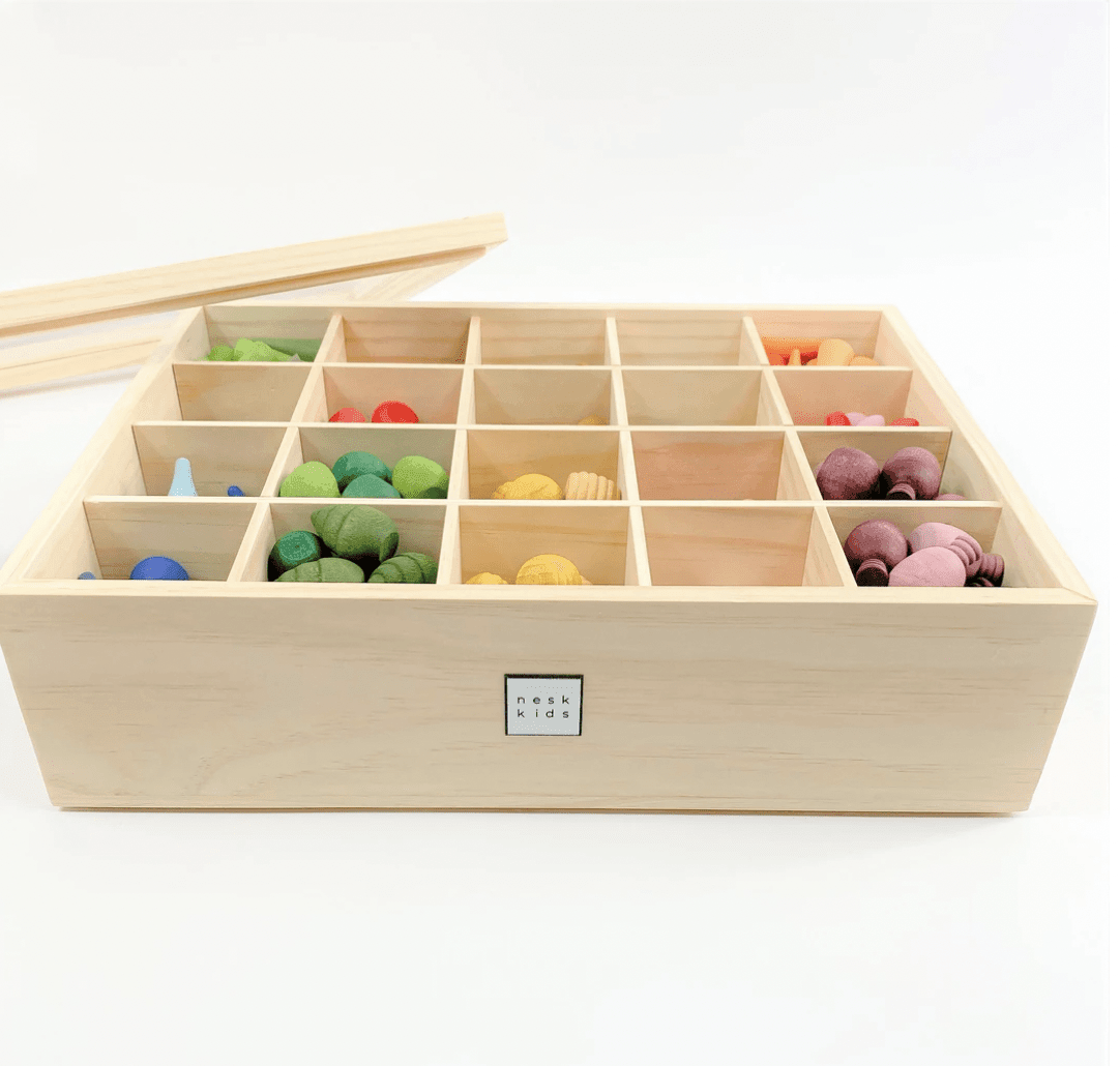 The Curated Parcel - Nesk Kids // Loose Parts Storage Box 