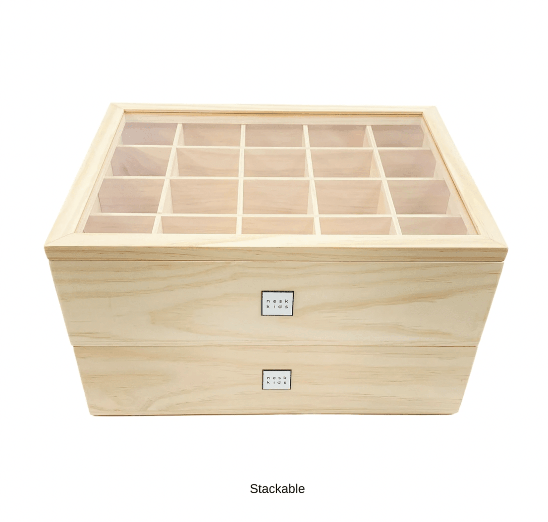 The Curated Parcel - Nesk Kids // Loose Parts Storage Box 