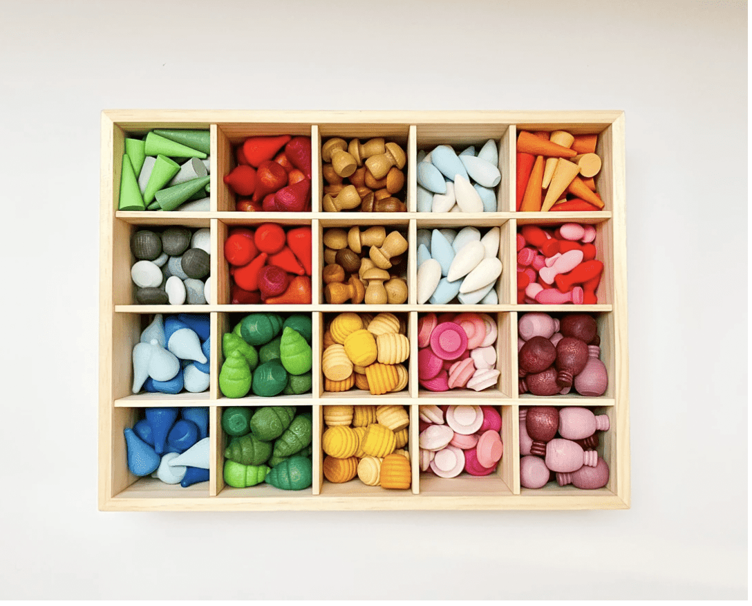The Curated Parcel - Nesk Kids // Loose Parts Storage Box 
