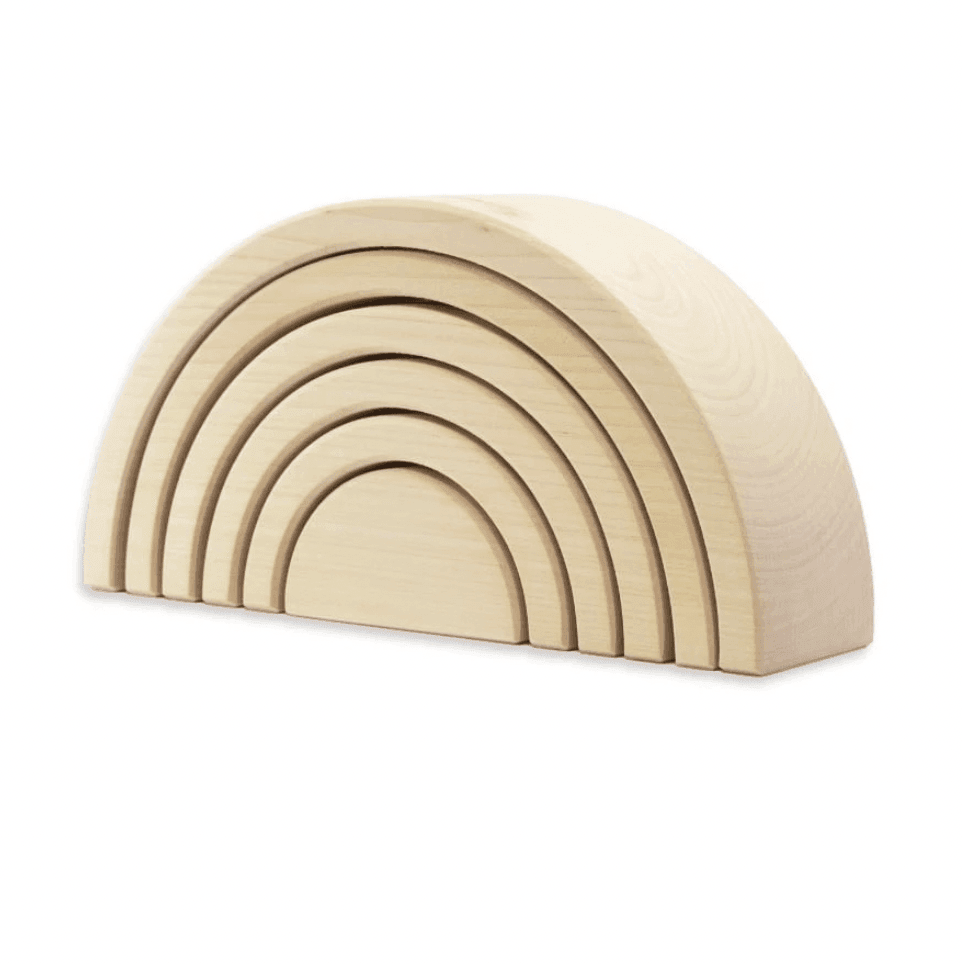 The Curated Parcel - Ocamora 6 piece Natural Rainbow 