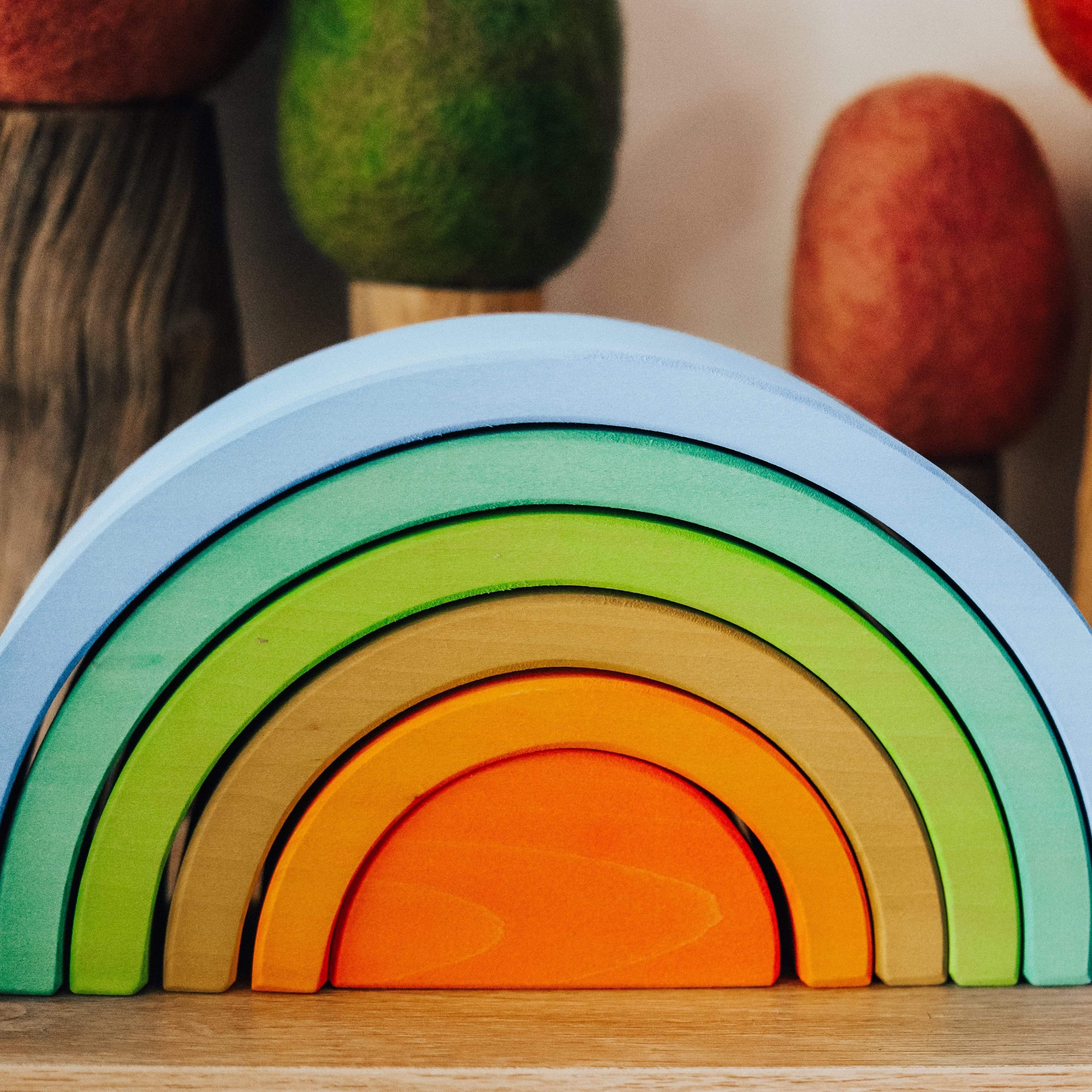 The Curated Parcel - Ocamora 6 piece Rainbow 