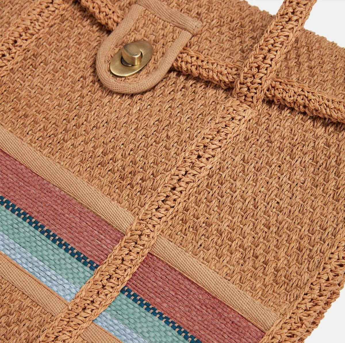 The Curated Parcel - Olli Ella // Raffia Biz Bag 