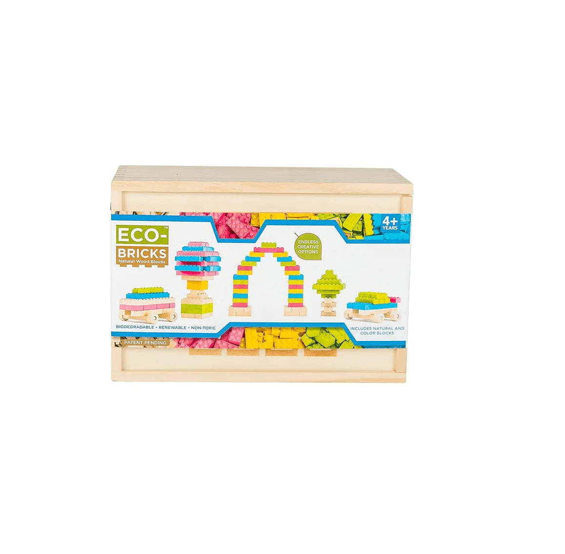 The Curated Parcel - Once Kids // Eco Bricks Colour 109 pieces 
