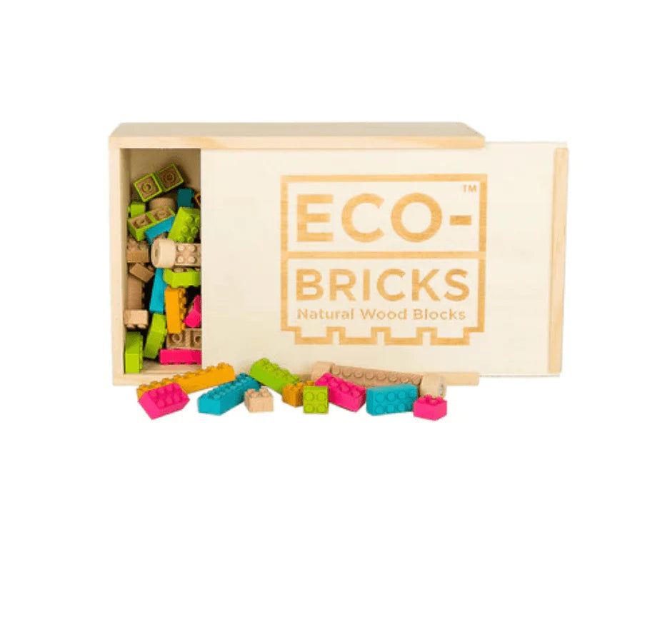 The Curated Parcel - Once Kids // Eco Bricks Colour 206 pieces 