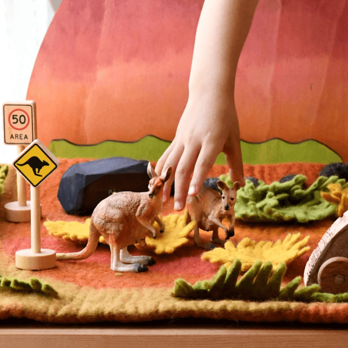 The Curated Parcel - Play Mat // Australian Outback (Large) 