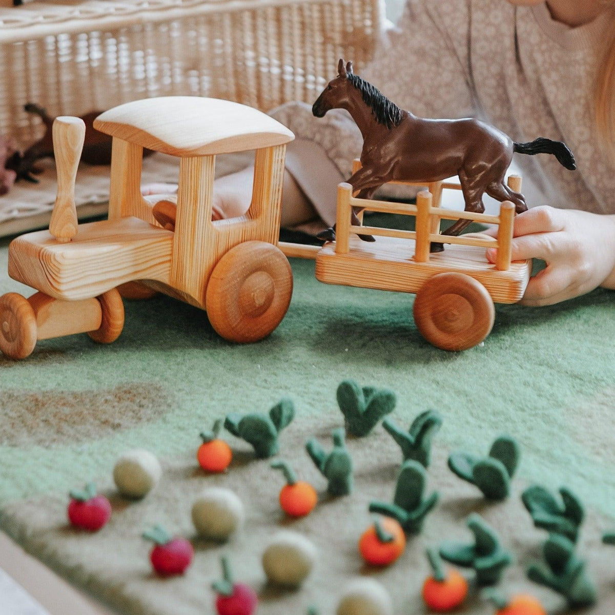 The Curated Parcel - Play Mat //  Farm (Large) 