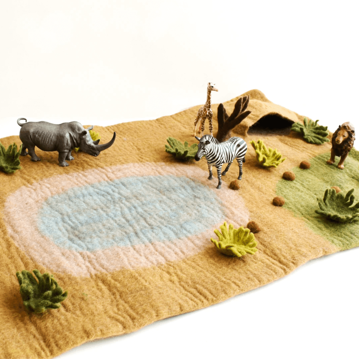 The Curated Parcel - Play Mat //  Safari (Large) 