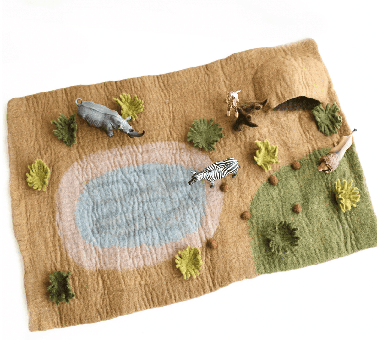 The Curated Parcel - Play Mat //  Safari (Large) 
