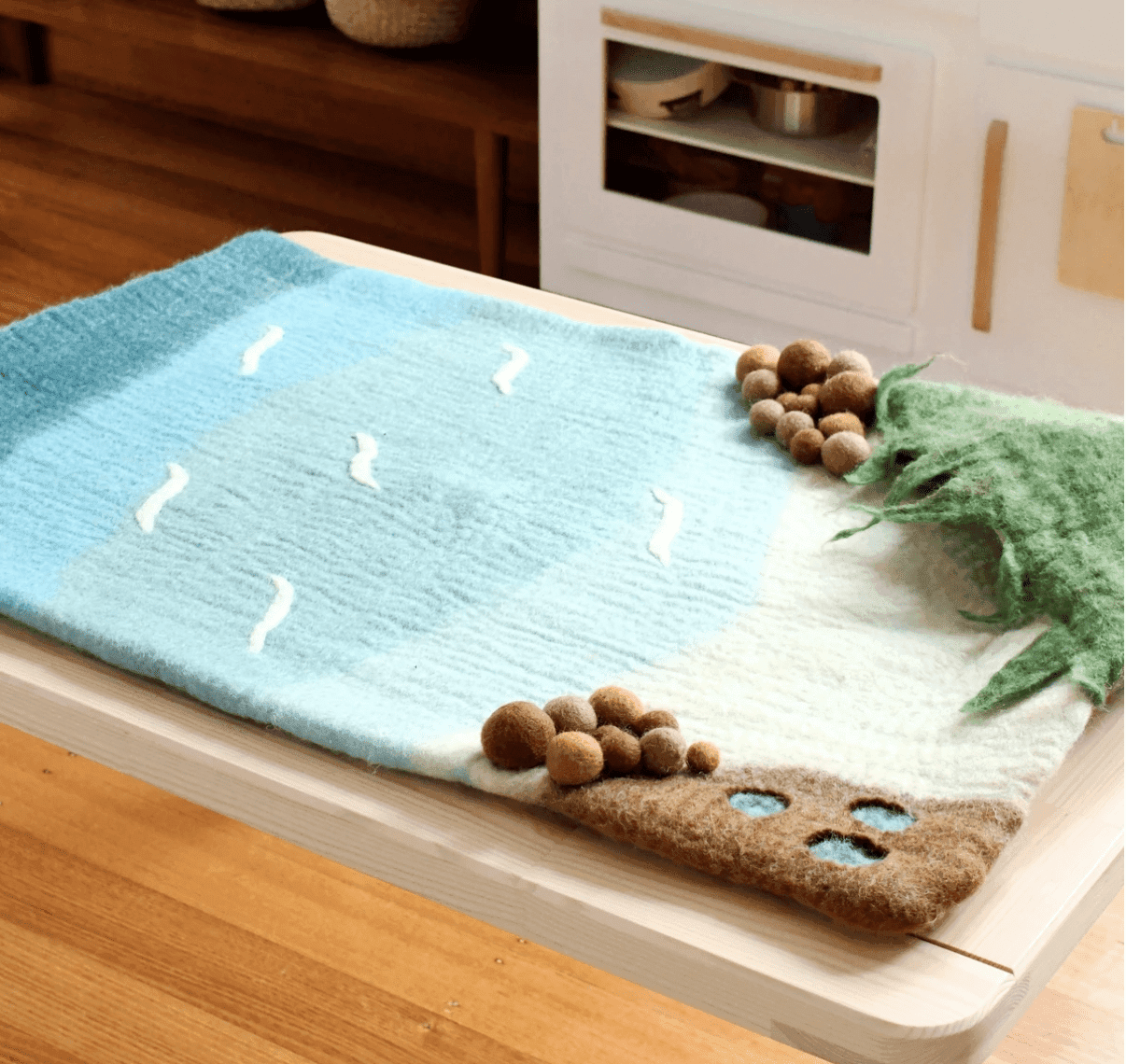 The Curated Parcel - Play Mat //  Sea & Rockpool (Large) 