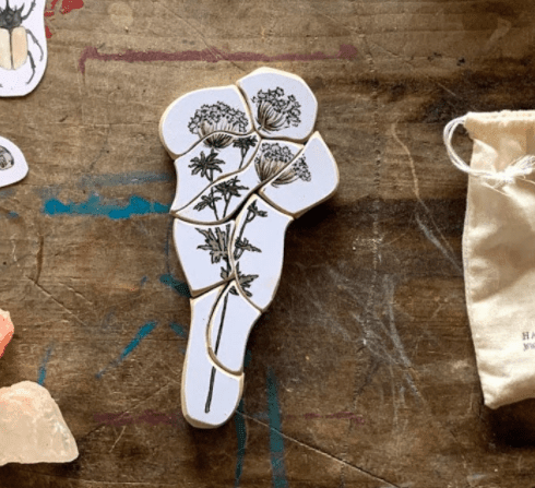 The Curated Parcel - Pocket Tiny Flower Puzzles 