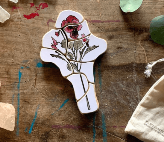 The Curated Parcel - Pocket Tiny Flower Puzzles 