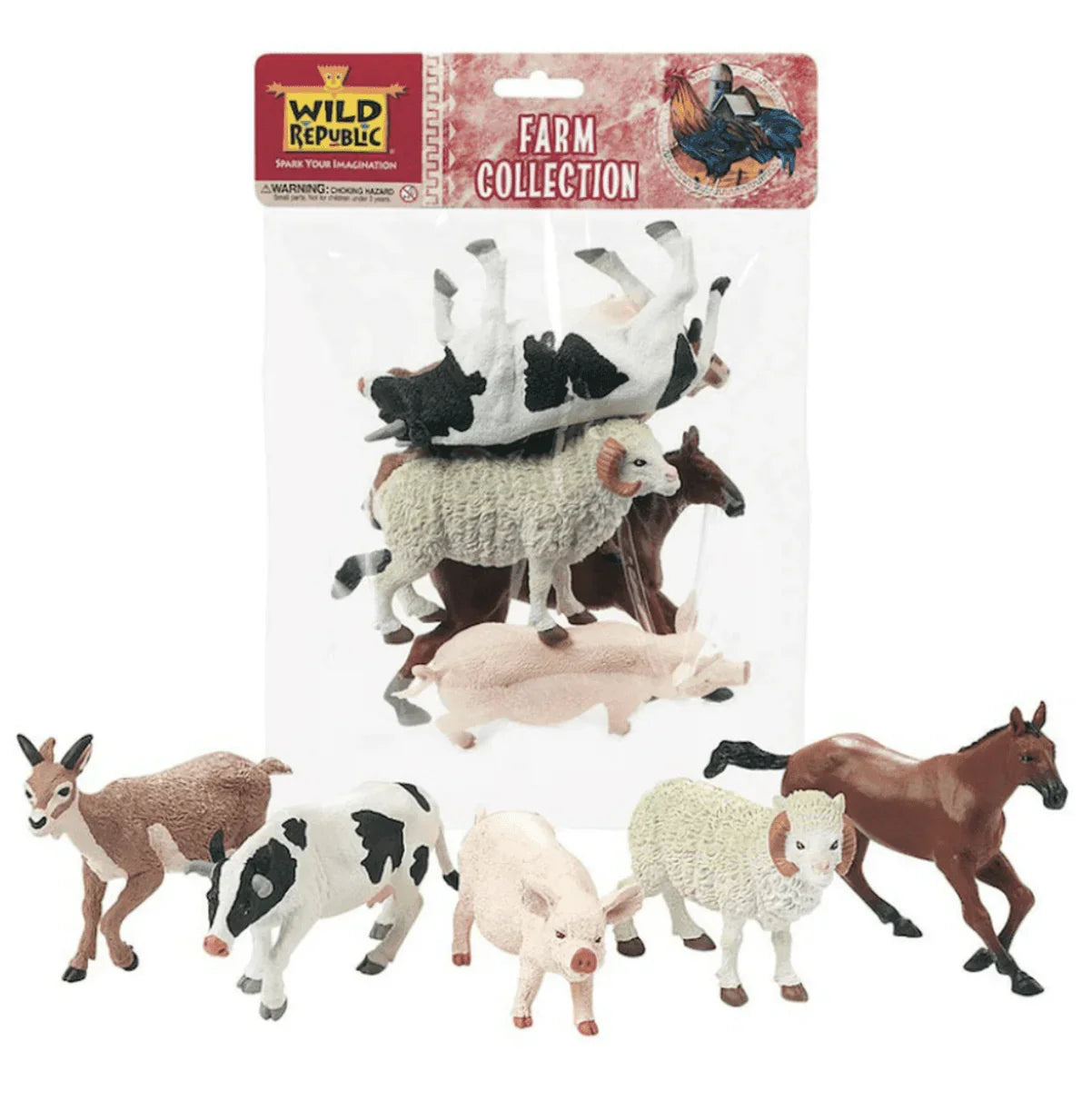 The Curated Parcel - Poly Bag // Farm Animals 