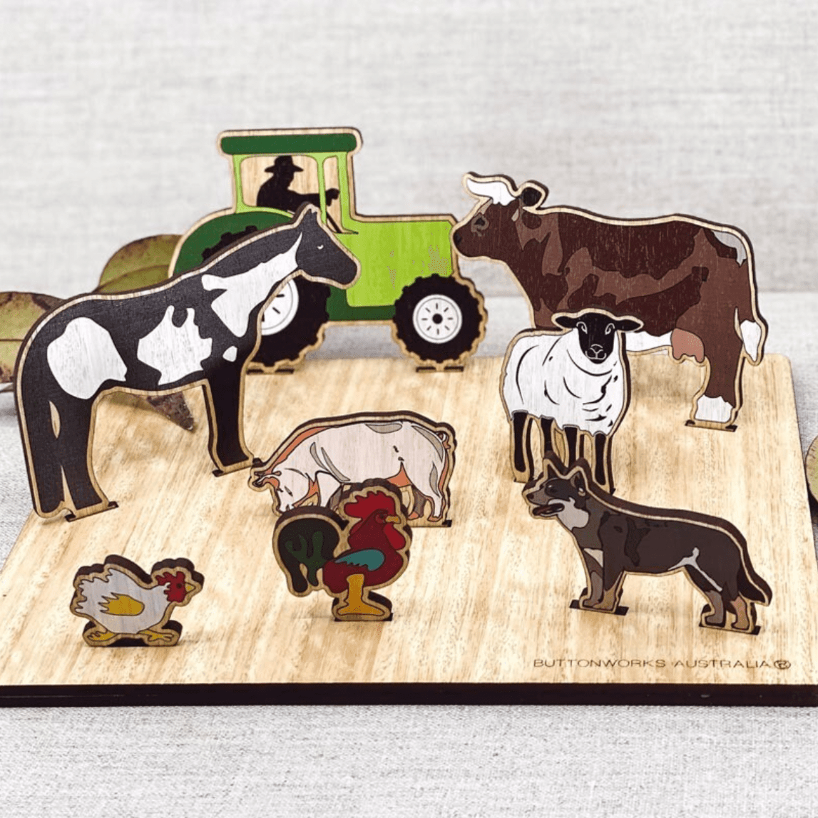 The Curated Parcel - Pop Up Farm Animals Puzzle 