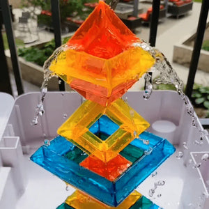 Stacking Rainbow Pyramid 30 Pcs The Curated Parcel