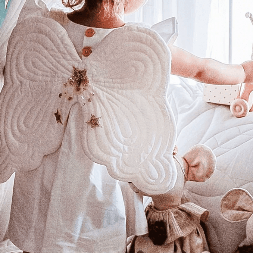 The Curated Parcel - Starry Masks and Heirloom Angel Wing Set 