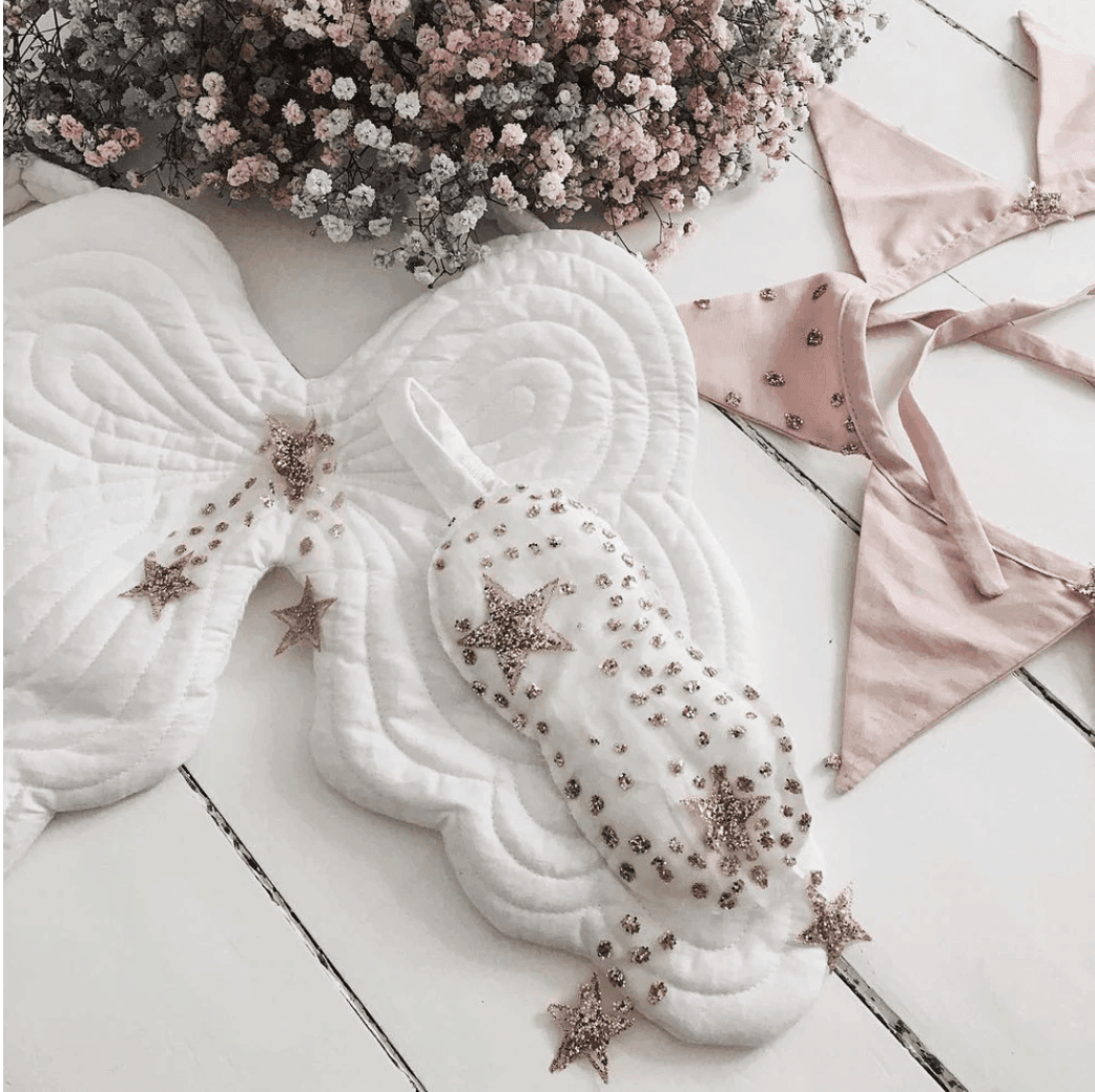 The Curated Parcel - Starry Masks and Heirloom Angel Wing Set 