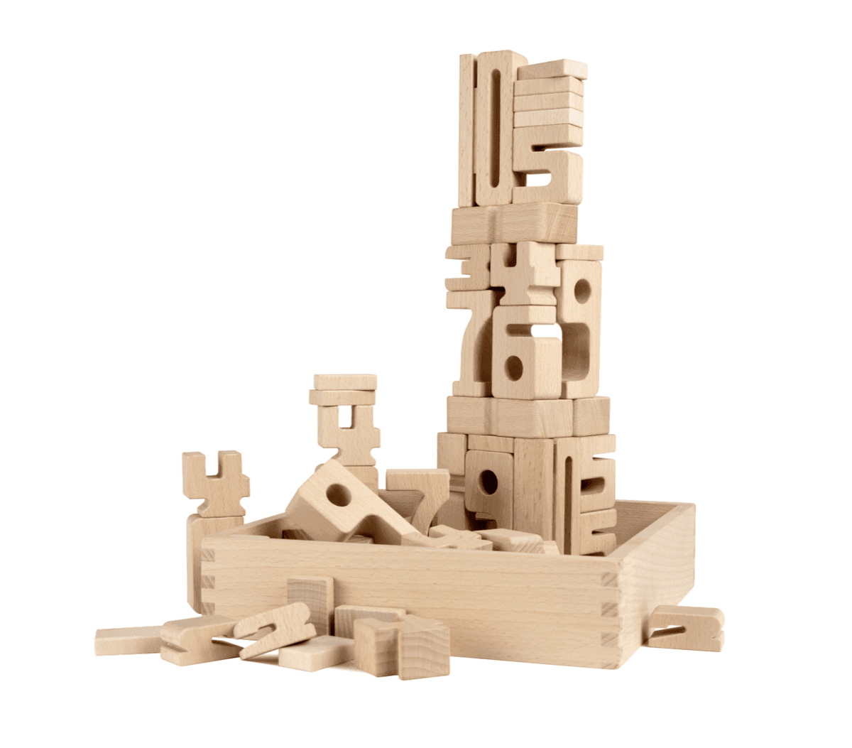 The Curated Parcel - SumBlox Mini Set 80 Blocks &amp; Activity Cards 