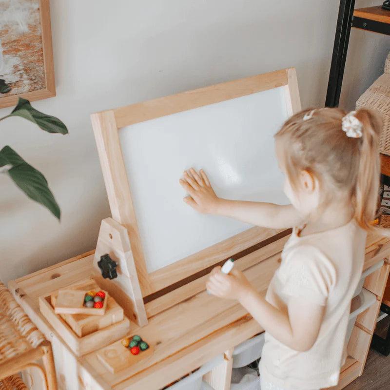 The Curated Parcel - Tabletop 4 In 1 Easel Board 