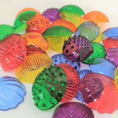 The Curated Parcel - Tactile Transparent Shells 