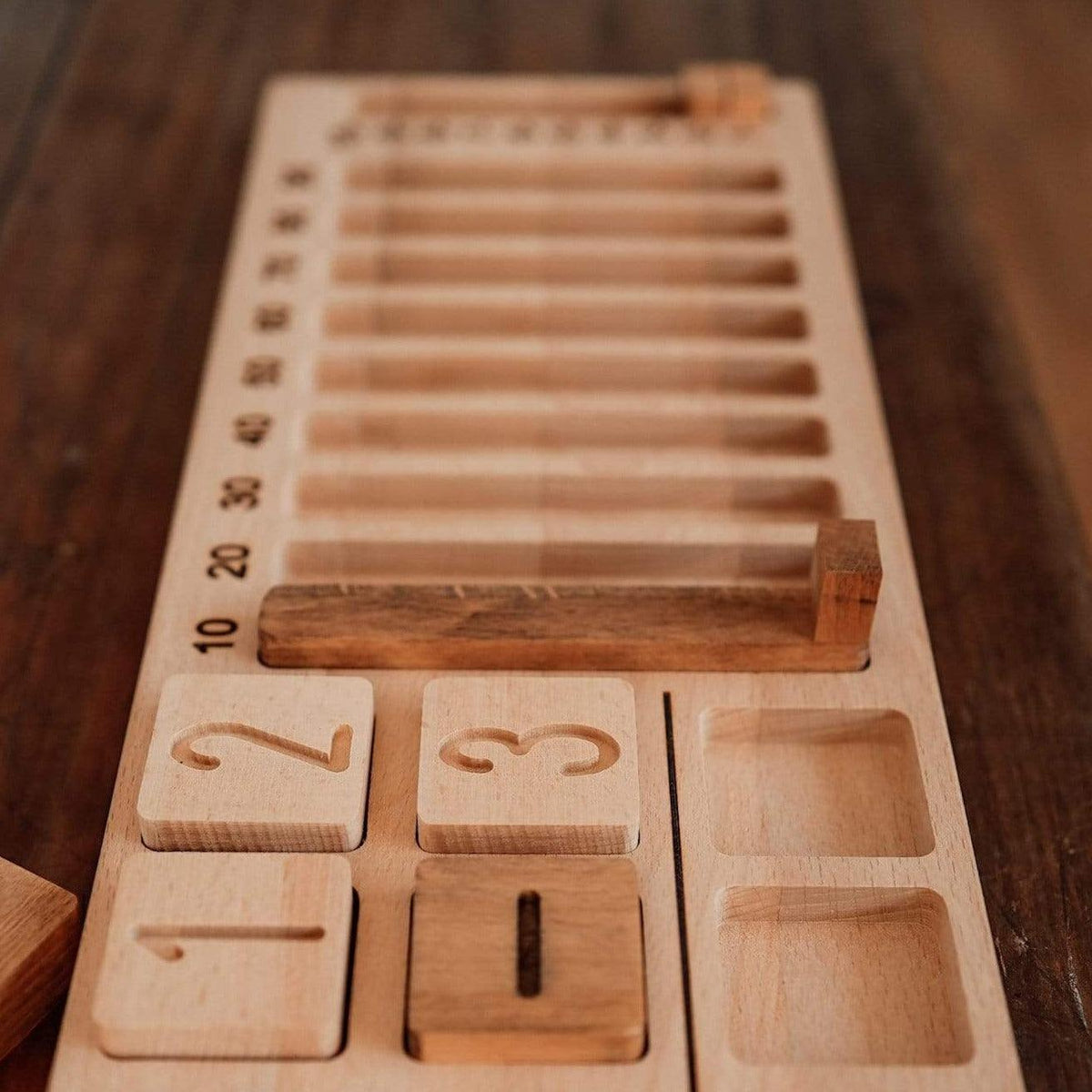 The Curated Parcel - Wooden Advanced Math Board 
